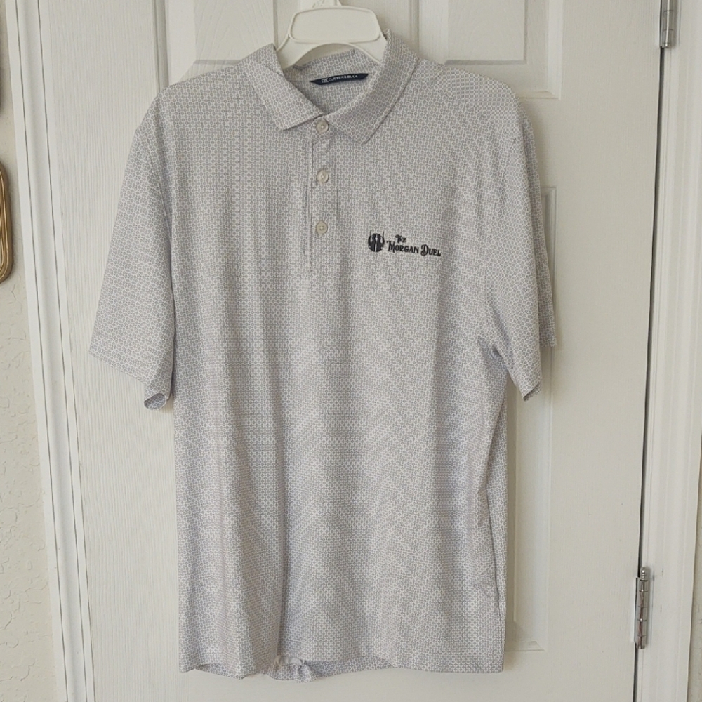 Cutter & Buck Gray Polo Shirt Classic Design